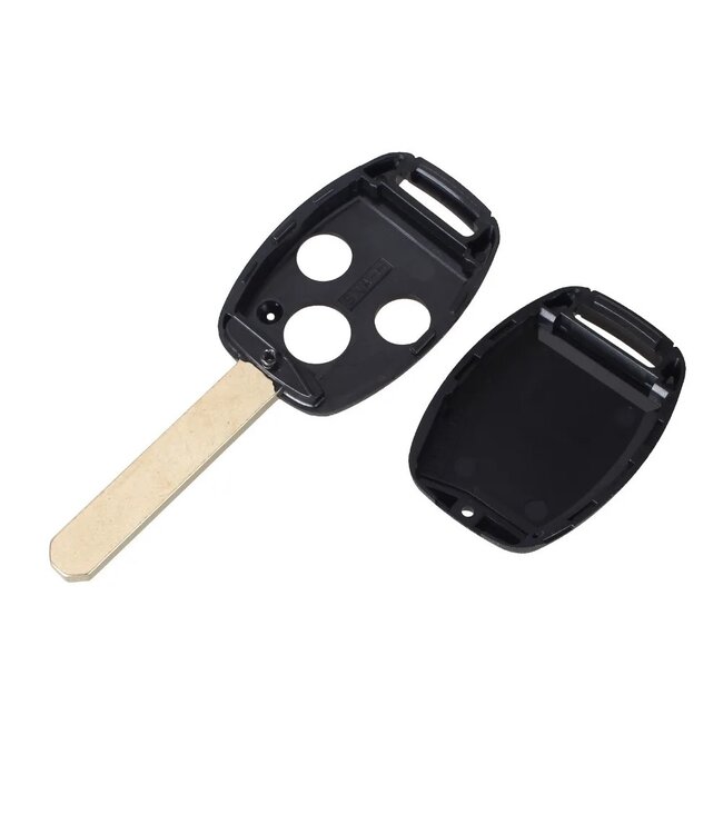 XEOD Autosleutelbehuizing - sleutelbehuizing auto - sleutel - Autosleutel / Geschikt voor: Honda 3 knops
