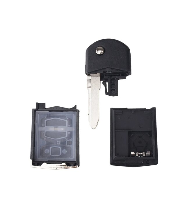 XEOD Autosleutelbehuizing - sleutelbehuizing auto - sleutel - Autosleutel geschikt voor: Mazda 2 knops