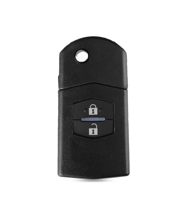 XEOD Autosleutelbehuizing - sleutelbehuizing auto - sleutel - Autosleutel geschikt voor: Mazda 2 knops