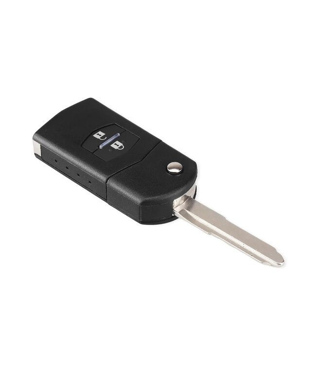 XEOD Autosleutelbehuizing - sleutelbehuizing auto - sleutel - Autosleutel geschikt voor: Mazda 2 knops