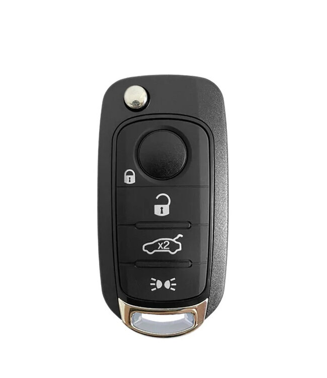 XEOD Autosleutelbehuizing - sleutelbehuizing auto - sleutel - Autosleutel / Fiat 4 knops