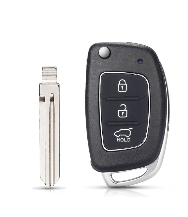 Autosleutelbehuizing - sleutelbehuizing auto - sleutel - Autosleutel / Geschikt voor: Hyundai IX45 & Elantra