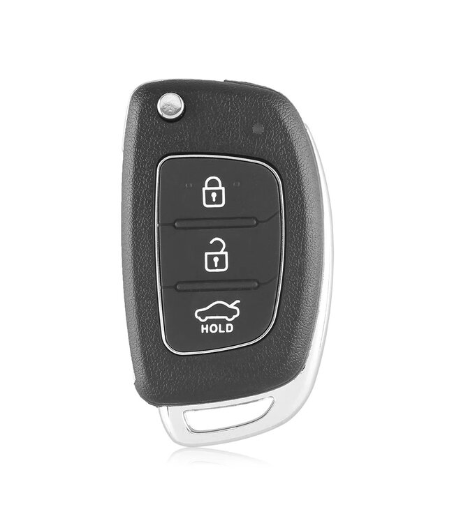 XEOD Autosleutelbehuizing - sleutelbehuizing auto - sleutel - Autosleutel / Geschikt voor: Hyundai IX45, Accent & Santa Fe