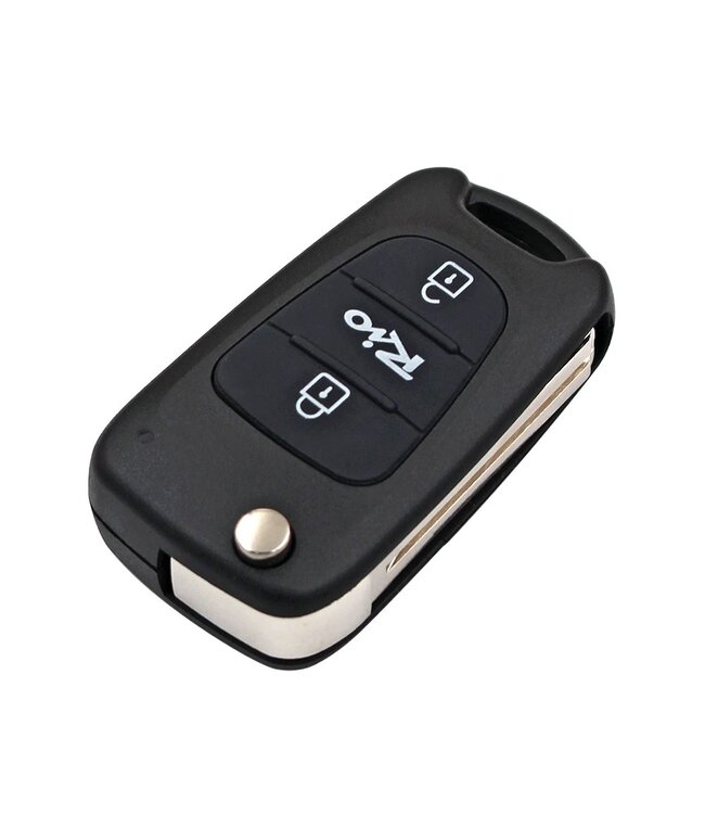 XEOD Autosleutelbehuizing - sleutelbehuizing auto - sleutel - Autosleutel / Geschikt voor: Kia Rio 2 knops