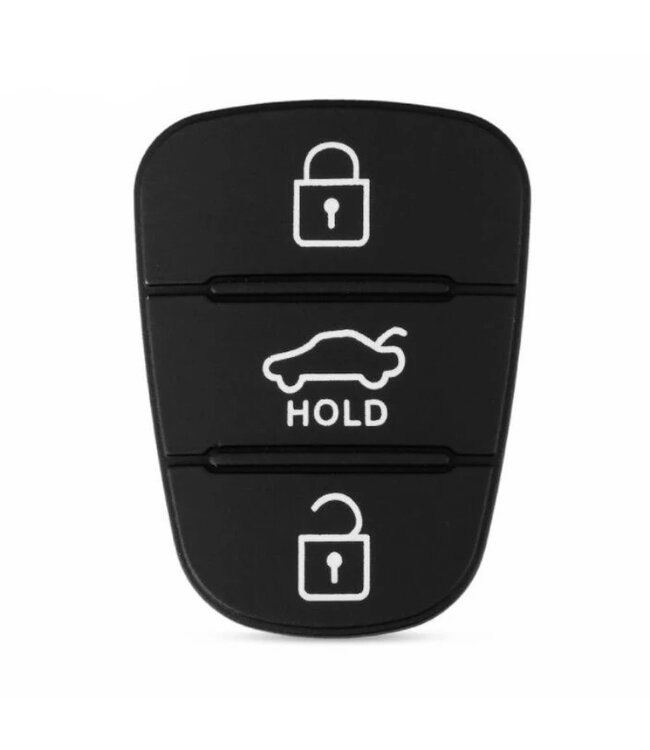 XEOD Autosleutelbehuizing - sleutelbehuizing auto - sleutel - Autosleutel / Geschikt voor: Kia / Hyundai 3 knoppen