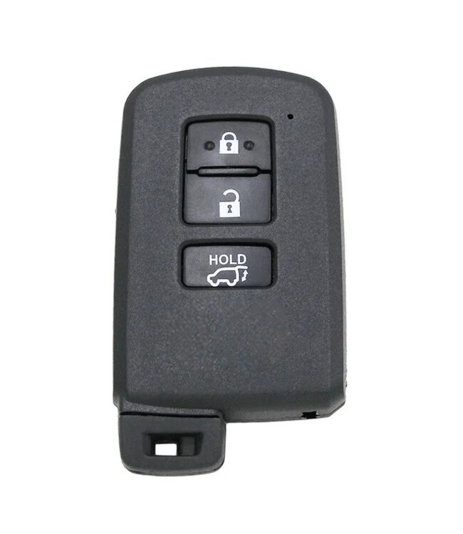 XEOD Autosleutelbehuizing - sleutelbehuizing auto - sleutel - Autosleutel / Geschikt voor: Toyota 3 Knops smart key