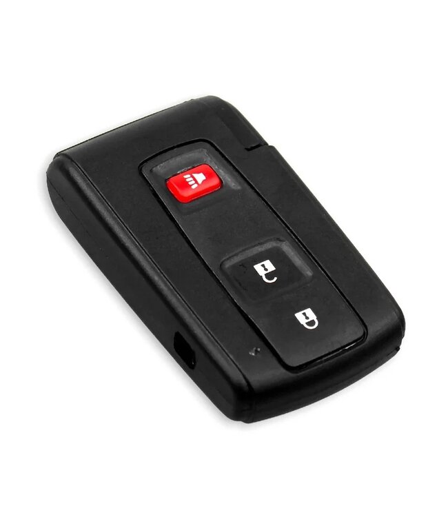 XEOD Autosleutelbehuizing - sleutelbehuizing auto - sleutel - Autosleutel / Geschikt voor: Toyota 3 Knops smart key