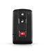 XEOD 3 Knops sleutelbehuizing geschikt voor Toyota keyless