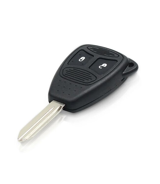 XEOD Autosleutelbehuizing - sleutelbehuizing auto - sleutel - Autosleutel / Geschikt voor: Dodge, Chrysler & Jeep 2 knops