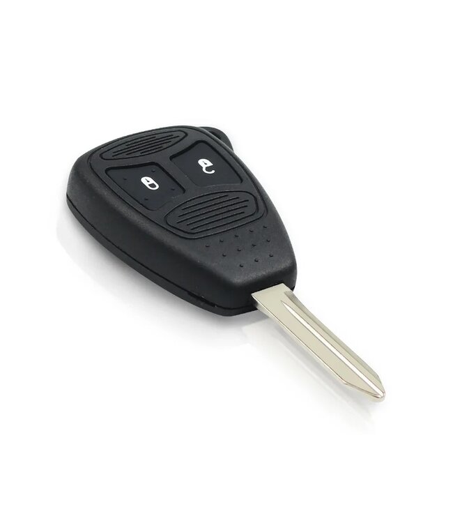 XEOD Autosleutelbehuizing - sleutelbehuizing auto - sleutel - Autosleutel / Geschikt voor: Dodge, Chrysler & Jeep 2 knops