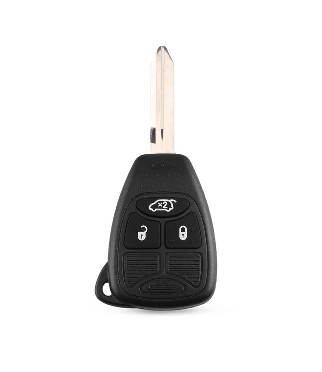 XEOD Autosleutelbehuizing - sleutelbehuizing auto - sleutel - Autosleutel / Geschikt voor: Dodge, Chrysler & Jeep 3 knops