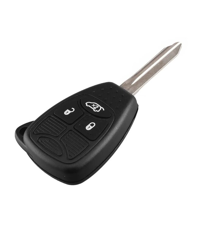 XEOD Autosleutelbehuizing - sleutelbehuizing auto - sleutel - Autosleutel / Geschikt voor: Dodge, Chrysler & Jeep 3 knops