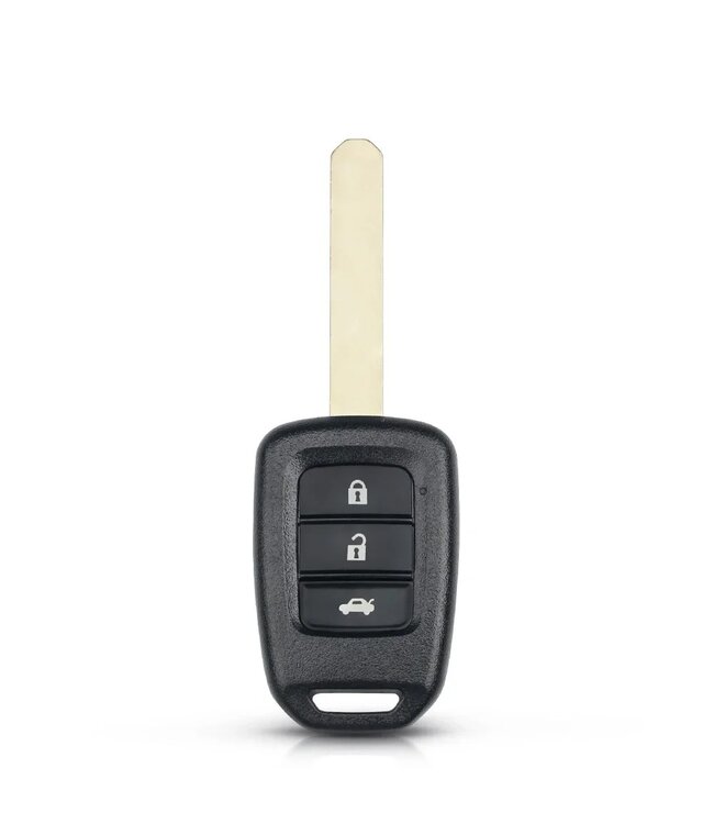 XEOD Autosleutelbehuizing - sleutelbehuizing auto - sleutel - Autosleutel / Geschikt voor: Honda 3 knops
