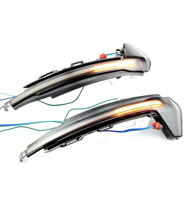 XEOD Dynamische LED richtingaanwijzer geschikt voor Volkswagen Audi A1 8X - Canbus - Spiegel knipperlicht - Buitenspiegel - Set van 2