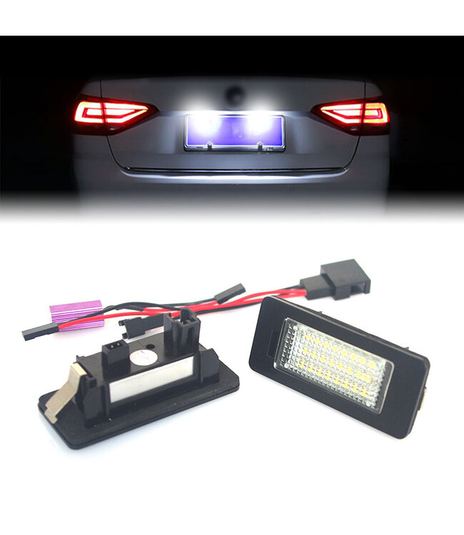 XEOD LED Kentekenverlichting - Kenteken verlichting - Geschikt voor Volkswagen Variant - Station - Canbus - 2 stuks 6000K