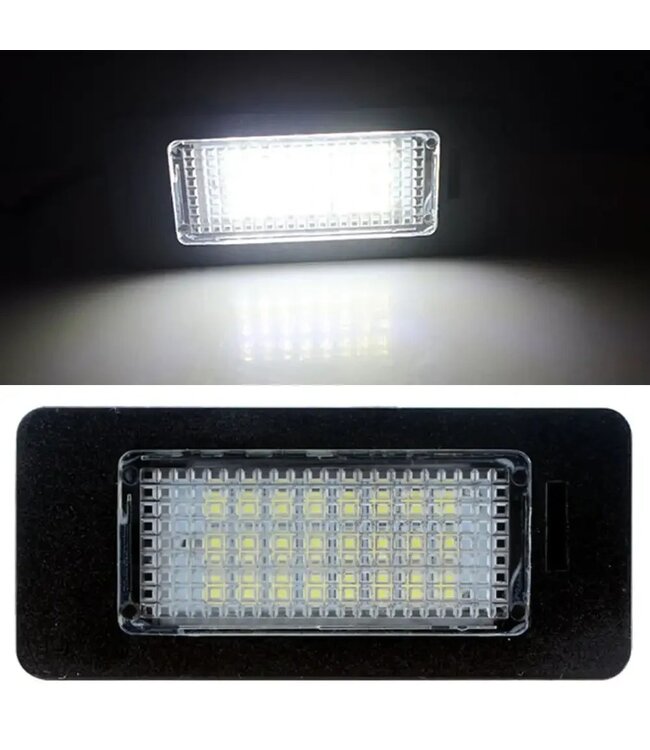 XEOD LED Kentekenverlichting - Kenteken verlichting - Geschikt voor Audi TT / Q5 / A4 B8 - Canbus - 2 stuks 6000K