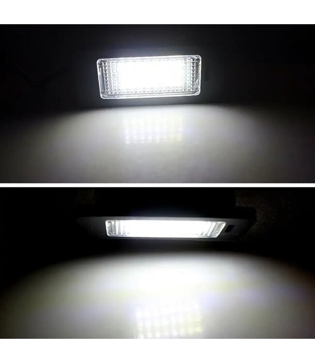XEOD LED Kentekenverlichting - Kenteken verlichting - Geschikt voor Audi TT / Q5 / A4 B8 - Canbus - 2 stuks 6000K