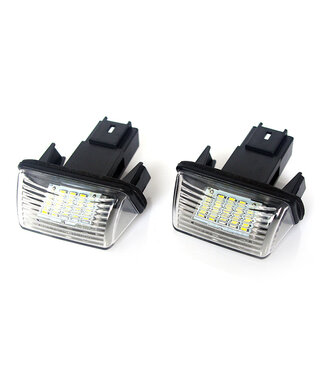 XEOD LED Kenteken verlichting Geschikt voor Peugeot & Citroën