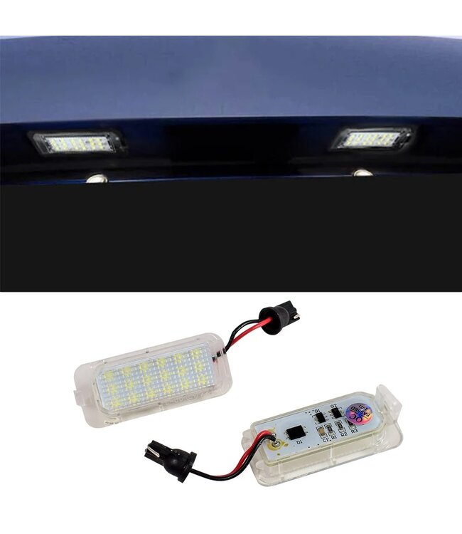 XEOD LED Kentekenverlichting - Kenteken verlichting - Geschikt voor Ford & Jaguar - Canbus - 2 stuks 6000K