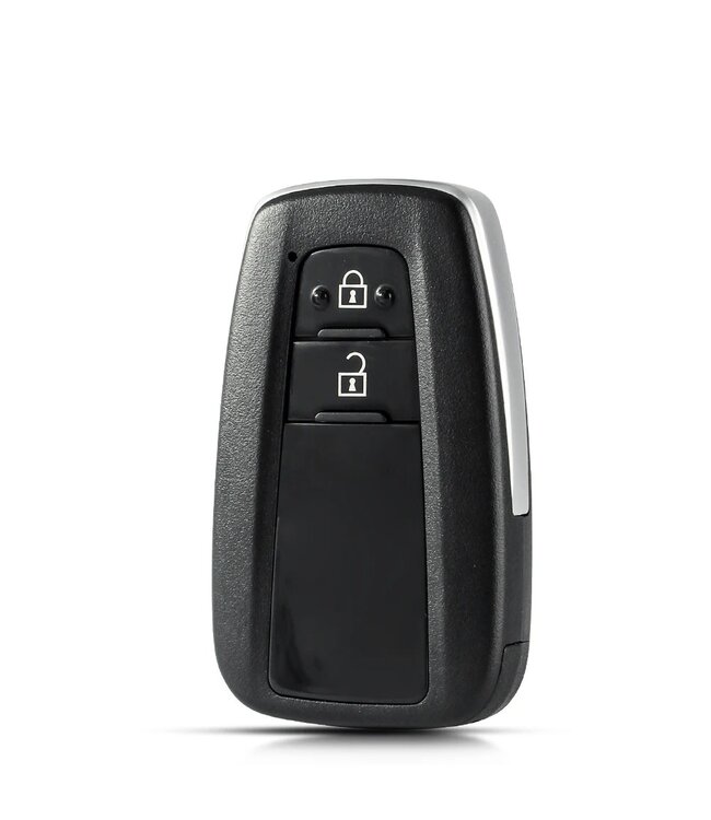 XEOD Autosleutelbehuizing - sleutelbehuizing auto - sleutel - Autosleutel / Geschikt voor: Toyota CH-R 2 knops