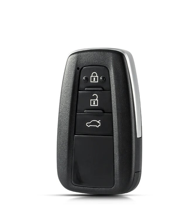 XEOD Autosleutelbehuizing - sleutelbehuizing auto - sleutel - Autosleutel / Geschikt voor: Toyota Camry & Corolla 3 knops