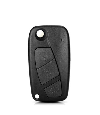 XEOD Autosleutelbehuizing - sleutelbehuizing auto - sleutel - Autosleutel / Geschikt voor: Fiat 3 knops
