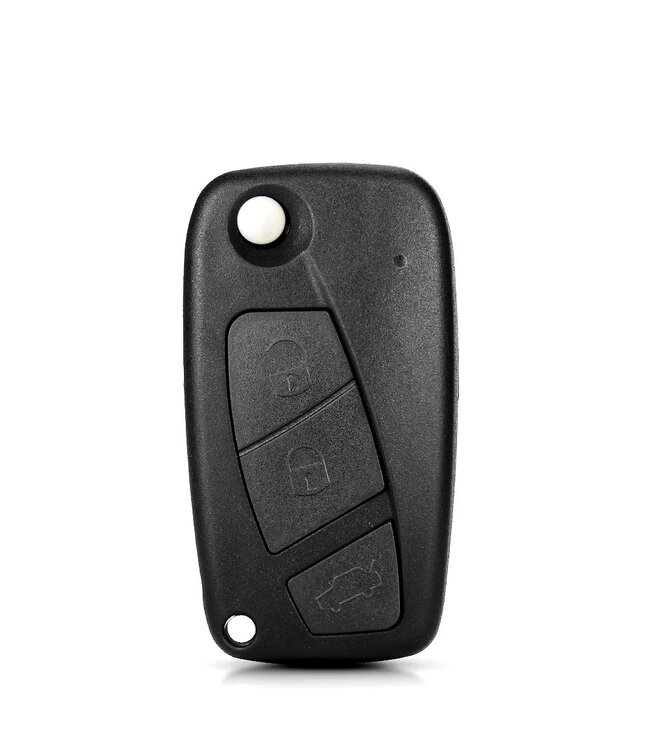 XEOD Autosleutelbehuizing - sleutelbehuizing auto - sleutel - Autosleutel / Geschikt voor: Fiat 3 knops