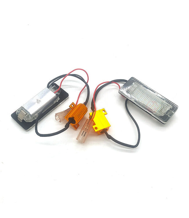 XEOD LED Kentekenverlichting - Kenteken verlichting - LED Kenteken verlichting Geschikt voor Volkswagen Golf Variant - Touran - Touareg - Canbus - 2 stuks 6000K