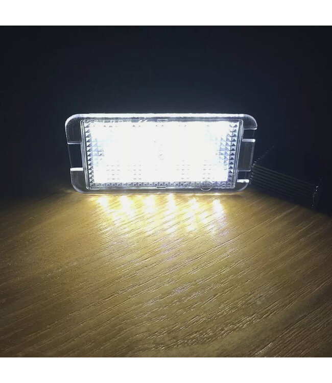 XEOD LED Kentekenverlichting - Kenteken verlichting - LED Kenteken verlichting Geschikt voor Seat Leon - Ibiza - Canbus - 2 stuks 6000K