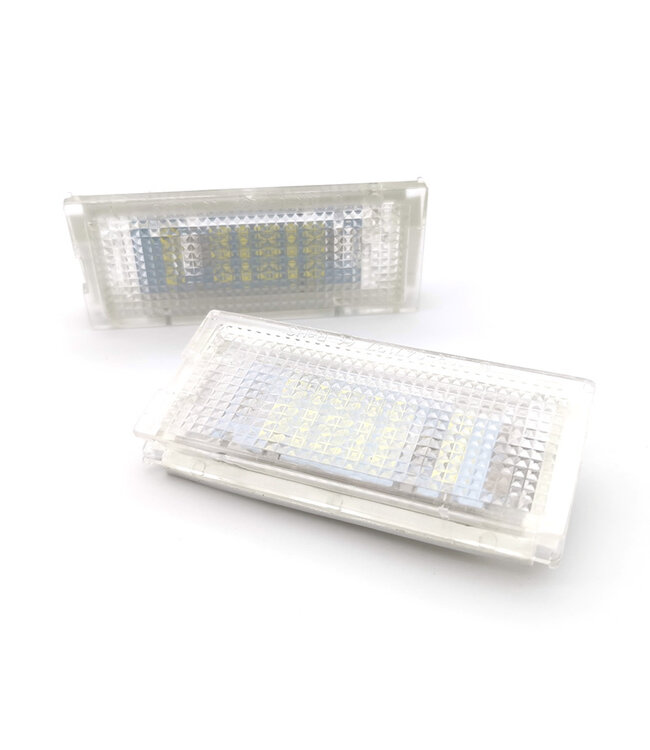 XEOD LED Kentekenverlichting - Kenteken verlichting - LED Kenteken verlichting geschikt voor: BMW 3 serie E46- Canbus - 2 stuks 6000K