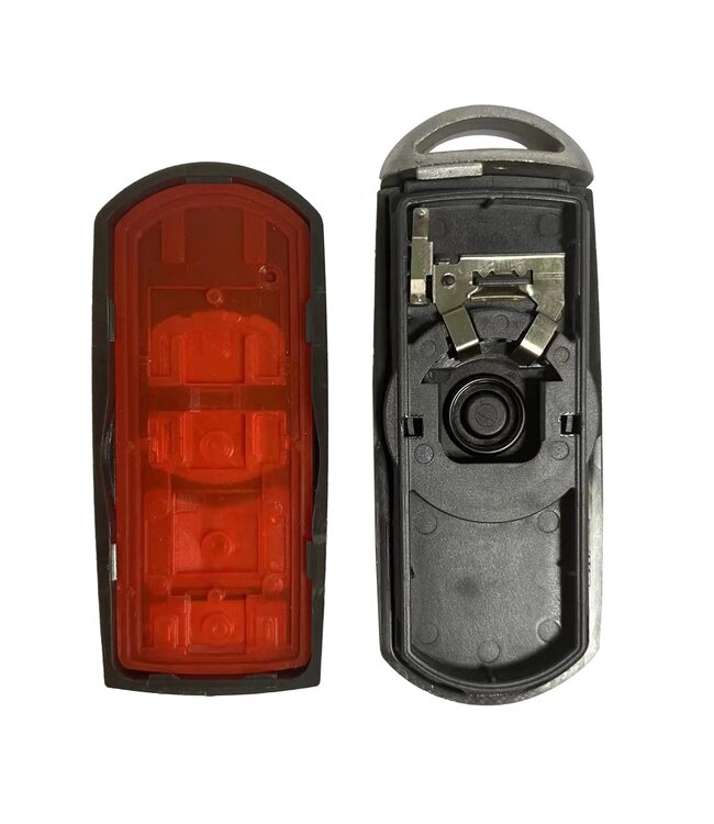 XEOD Autosleutelbehuizing - sleutelbehuizing auto - sleutel - Autosleutel geschikt voor Mazda Smartkey 2 knops