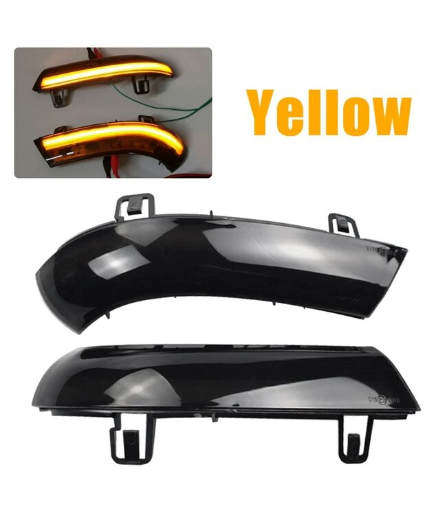 XEOD Dynamische LED richtingaanwijzer geschikt voor Volkswagen Golf 5 & Passat - Canbus - Spiegel knipperlicht - Buitenspiegel - Set van 2