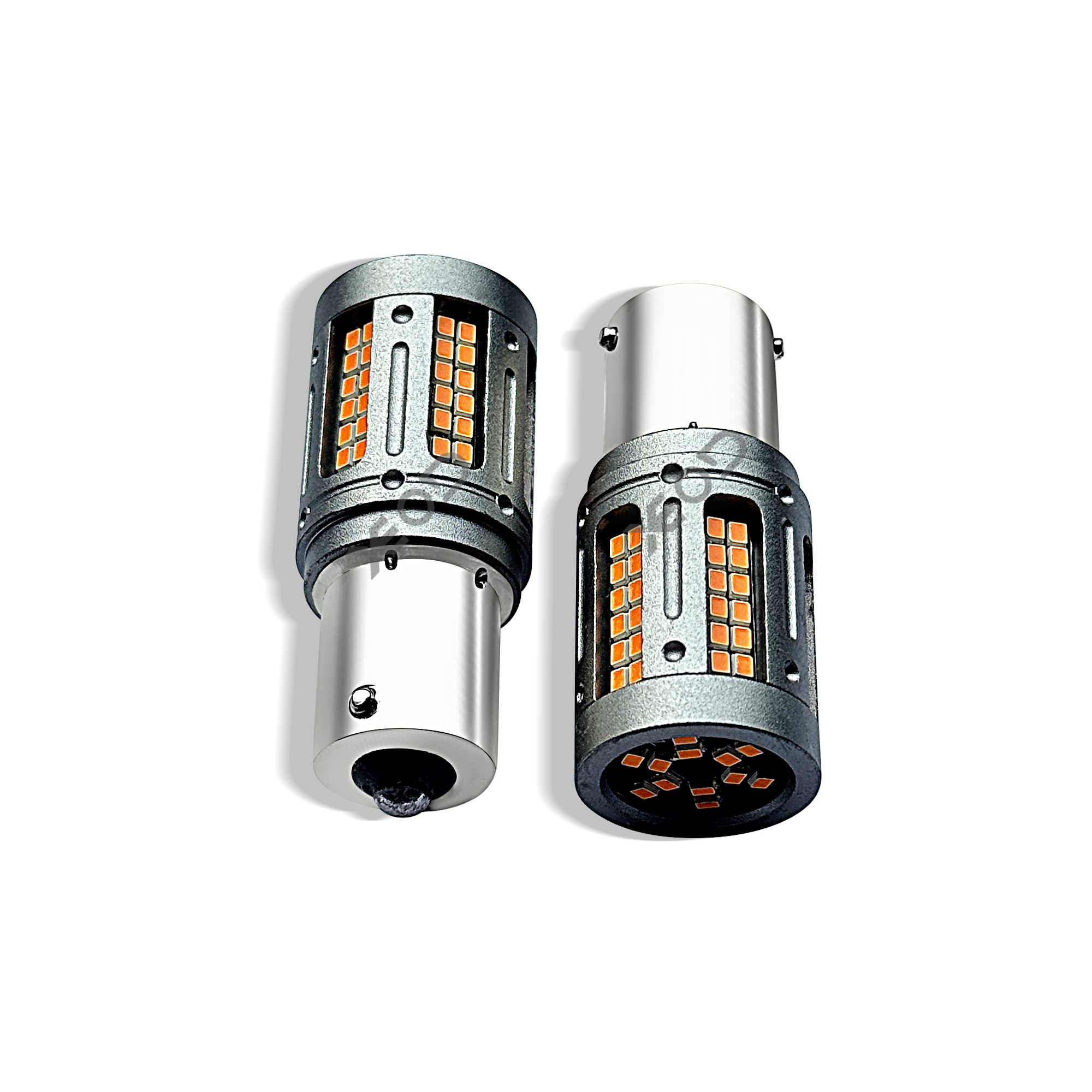 KATUR Lamp 1156 BA15S P21W LED, Canbus 500% helderheid, 3000 lm, rood