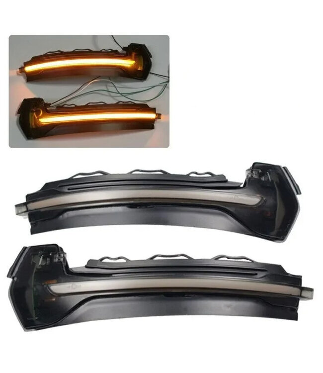 XEOD Dynamische LED richtingaanwijzer geschikt voor Audi A3 8V - Canbus - Spiegel knipperlicht - Buitenspiegel - Set van 2