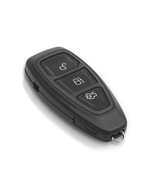 XEOD Autosleutelbehuizing - sleutelbehuizing auto - sleutel - Autosleutel Geschikt voor: Ford 3 knops keyless sleutel
