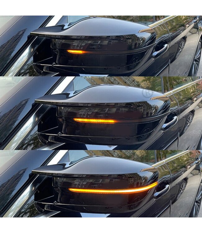 XEOD Dynamische LED richtingaanwijzer geschikt voor BMW G20 G22 G30 G31 G32 G11 G12 G14 G15 G16 F90 - Canbus - Spiegel knipperlicht - Buitenspiegel - Set van 2