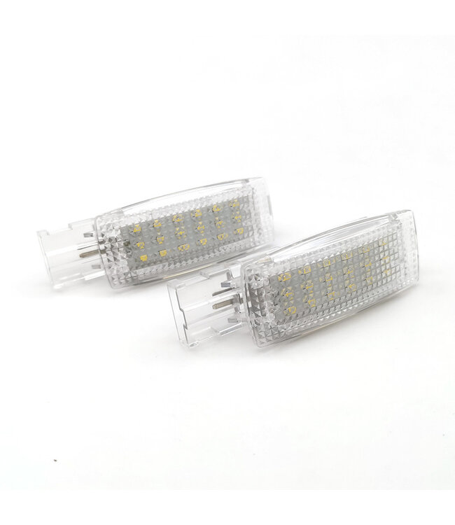 XEOD LED interieur verlichting - 6500K - Zonneklep - Makeup spiegel - Plug en play - Geschikt voor: Volkswagen, Skoda & Skoda - Canbus - 2 stuks 6000K