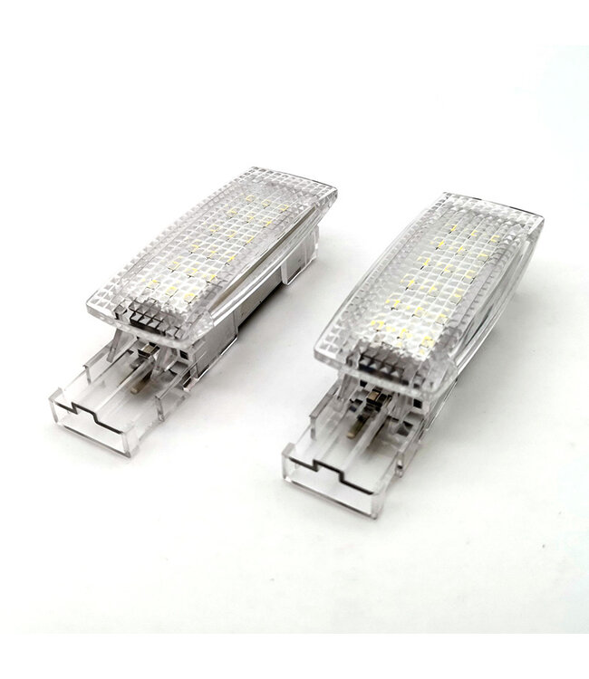 XEOD LED interieur verlichting - 6500K - Zonneklep - Makeup spiegel - Plug en play - Geschikt voor: Volkswagen, Skoda & Skoda - Canbus - 2 stuks 6000K