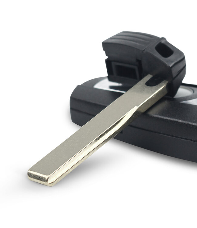 XEOD Autosleutelbehuizing - sleutelbehuizing auto - sleutel - Autosleutel / Geschikt voor: BMW 3 knops met batterijhouder