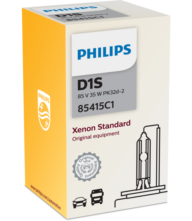 Philips Xenon standaard D1S Xenon lamp hoogwaardige OEM-vervanging | 85415C1