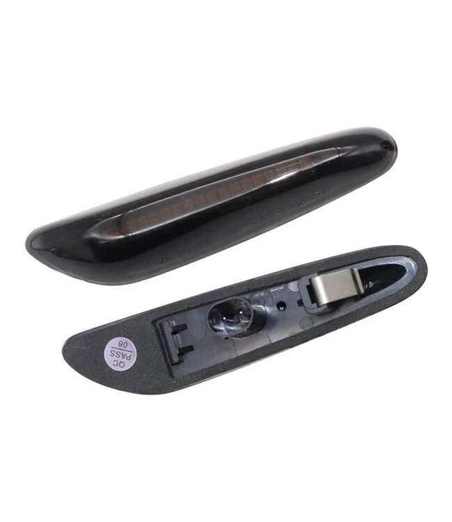 XEOD Dynamische LED richtingaanwijzer geschikt voor BMW 1 Serie - 3 Serie - 5 Serie - X1 - X3 - Canbus - Geen hyperflashing - Smoked -2 Stuks