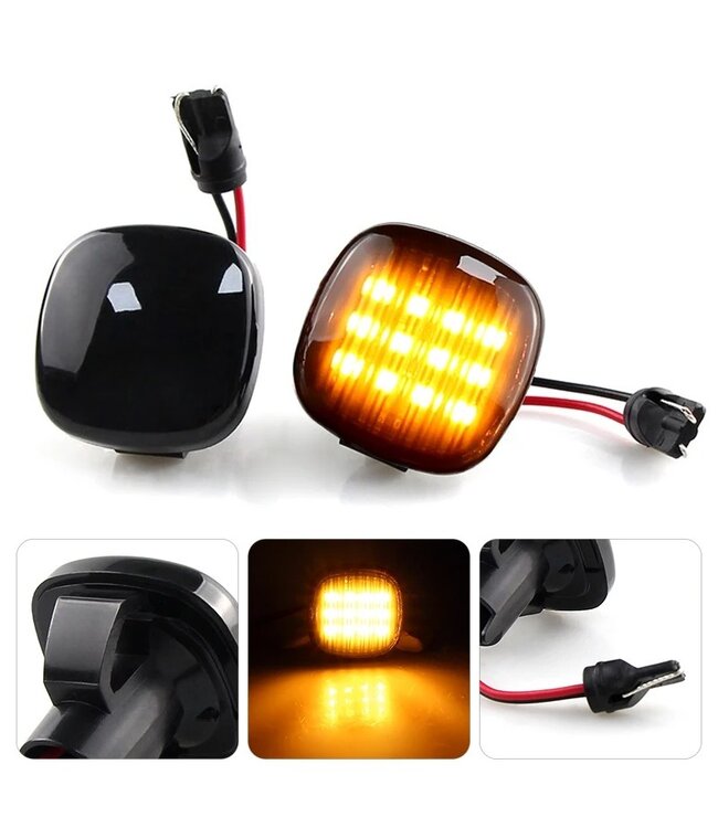XEOD Dynamische LED richtingaanwijzer geschikt voor Audi, Seat & Skoda - Canbus - Geen hyperflashing - Helder - 2 Stuks