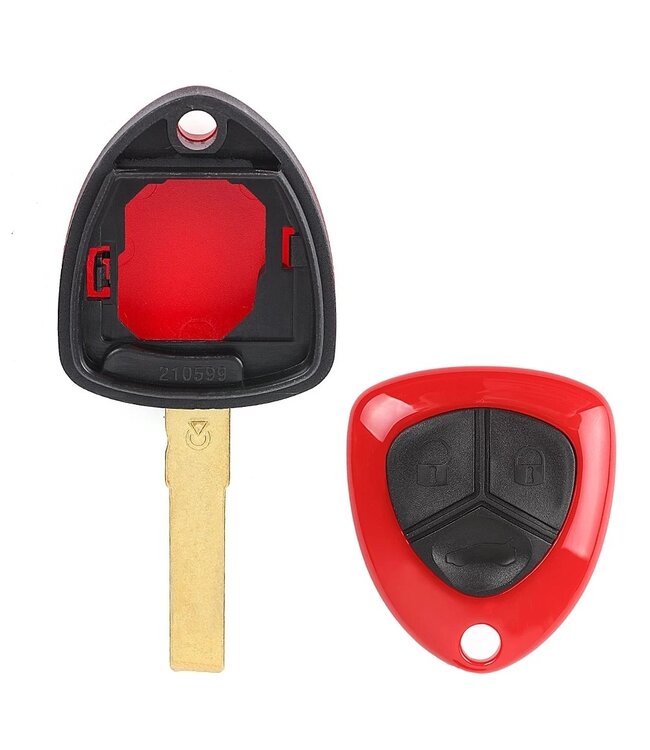 XEOD Autosleutelbehuizing - sleutelbehuizing auto - sleutel - Autosleutel / Geschikt voor: Ferrari