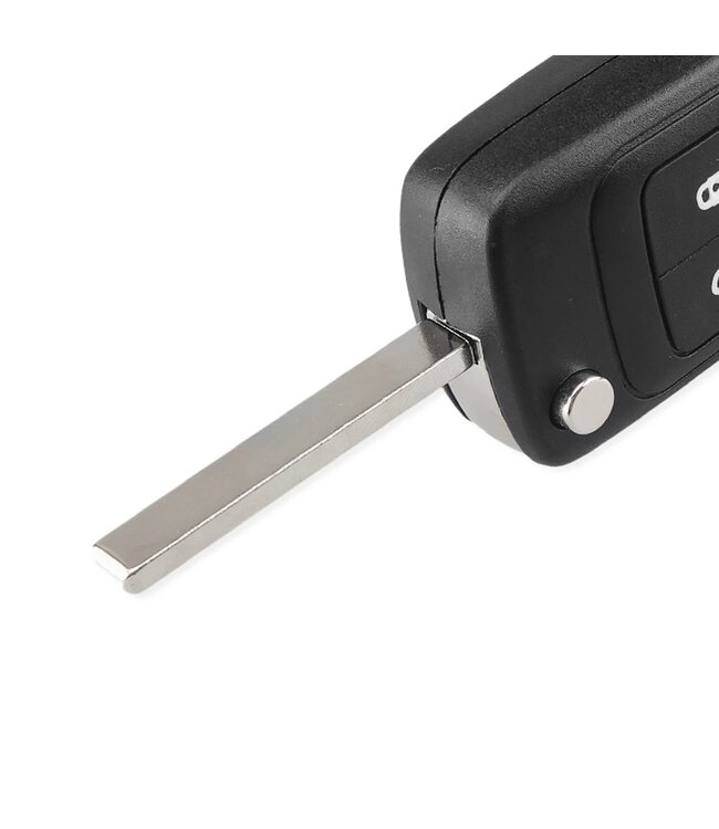 XEOD Autosleutelbehuizing - sleutelbehuizing auto - sleutel - Autosleutel / Geschikt voor: Opel & Chevrolet 4 knops klapsleutel
