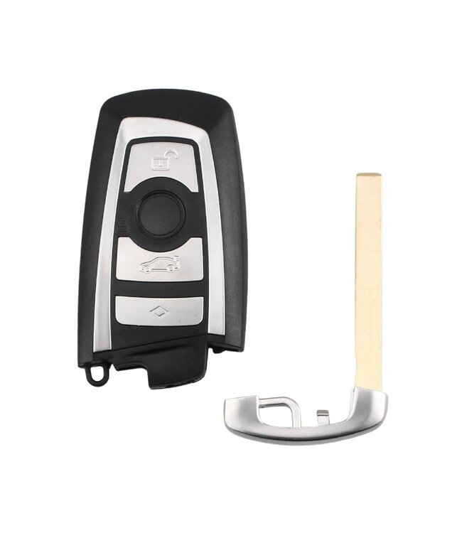 XEOD Autosleutelbehuizing - sleutelbehuizing auto - sleutel - Autosleutel / BMW 4 Knops smartkey