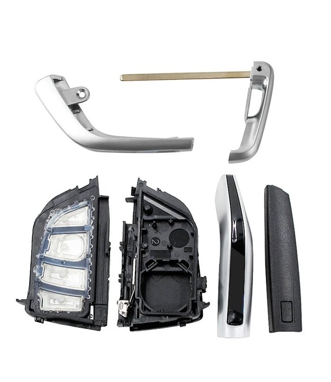 XEOD Autosleutelbehuizing - sleutelbehuizing auto - sleutel - Autosleutel / BMW 4 Knops smartkey