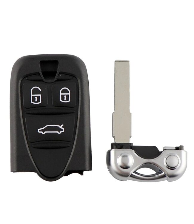 XEOD Autosleutelbehuizing - sleutelbehuizing auto - sleutel - Autosleutel / Geschikt voor: Alfa Romeo Brera & 159 3 knops