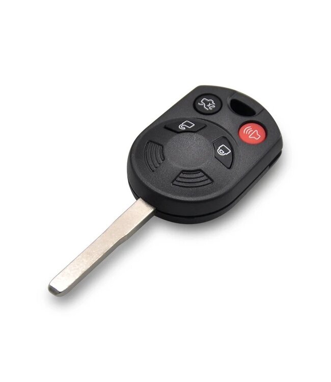 XEOD Autosleutelbehuizing - sleutelbehuizing auto - sleutel - Autosleutel / Geschikt voor: Ford 4 knops sleutel