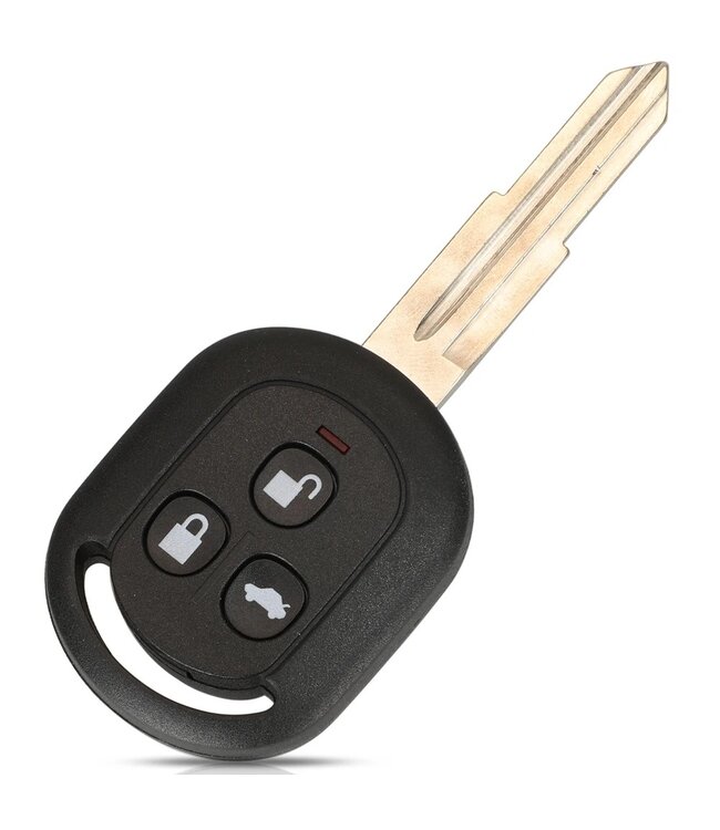 XEOD Autosleutelbehuizing - sleutelbehuizing auto - sleutel - Autosleutel / Geschikt voor: Chevrolet 3 knops