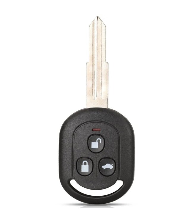 XEOD Autosleutelbehuizing - sleutelbehuizing auto - sleutel - Autosleutel / Geschikt voor: Chevrolet 3 knops